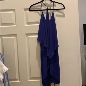 Olivaceous Sleeveless low back dress